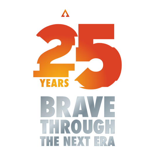 stratworks 25th year logo